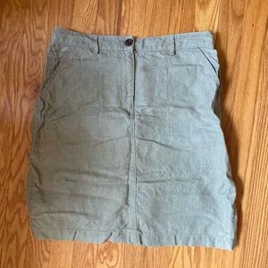 Tan L.L. Bean Linen Skirt ✨✨✨